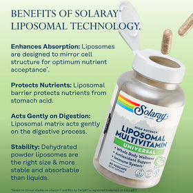 SOLARAY Multivitamines Liposomales - vue de côté