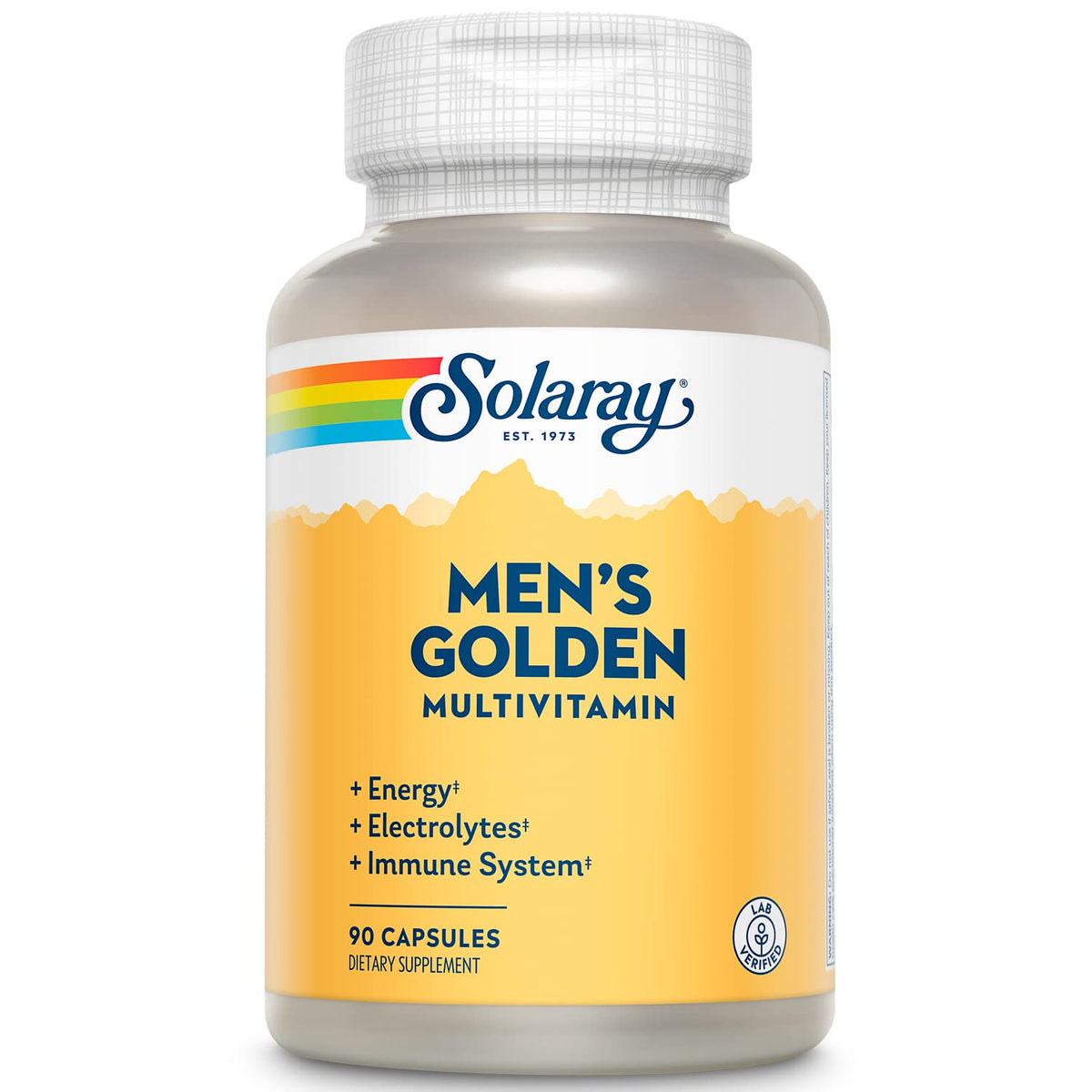SOLARAY Multivitamines Masculins 90 Capsules - vue de face