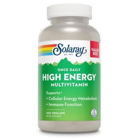 SOLARAY Multivitamines Quotidiennes Énergétiques 200 VegCaps vue de face
