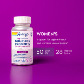 SOLARAY Mycrobiome Complete Probiotic Femme 30 VegCaps côté