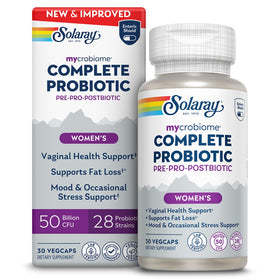 SOLARAY Mycrobiome Complete Probiotic Femme 30 VegCaps vue avant