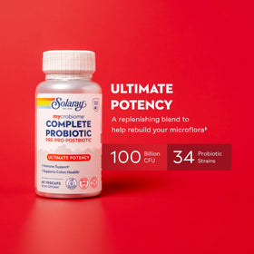 SOLARAY Mycrobiome Complete Probiotique 60 VegCaps côté