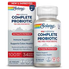SOLARAY Mycrobiome Complete Probiotique 60 VegCaps vue de face