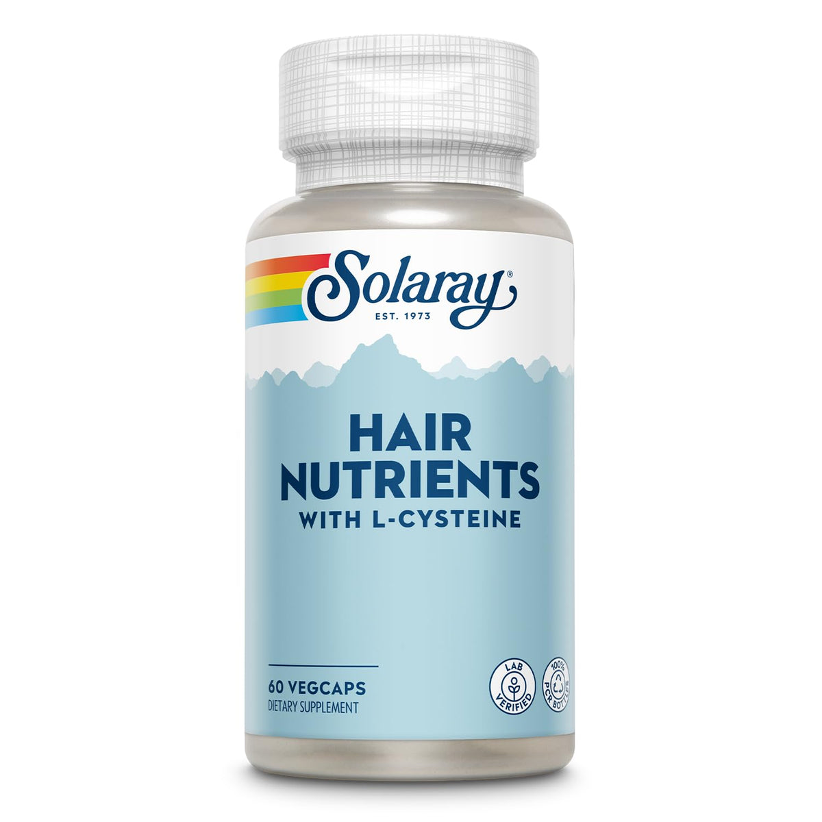 SOLARAY Nutriments Capillaires 60 VegCaps - vue de face