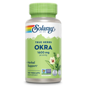 SOLARAY Okra Fruit 1600 mg flacon de 100 capsules végétales