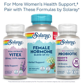 SOLARAY Once Daily Phytoestrogen, flacon en plastique recyclé