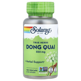 SOLARAY Racine de Dong Quai 550mg vue avant de l'emballage