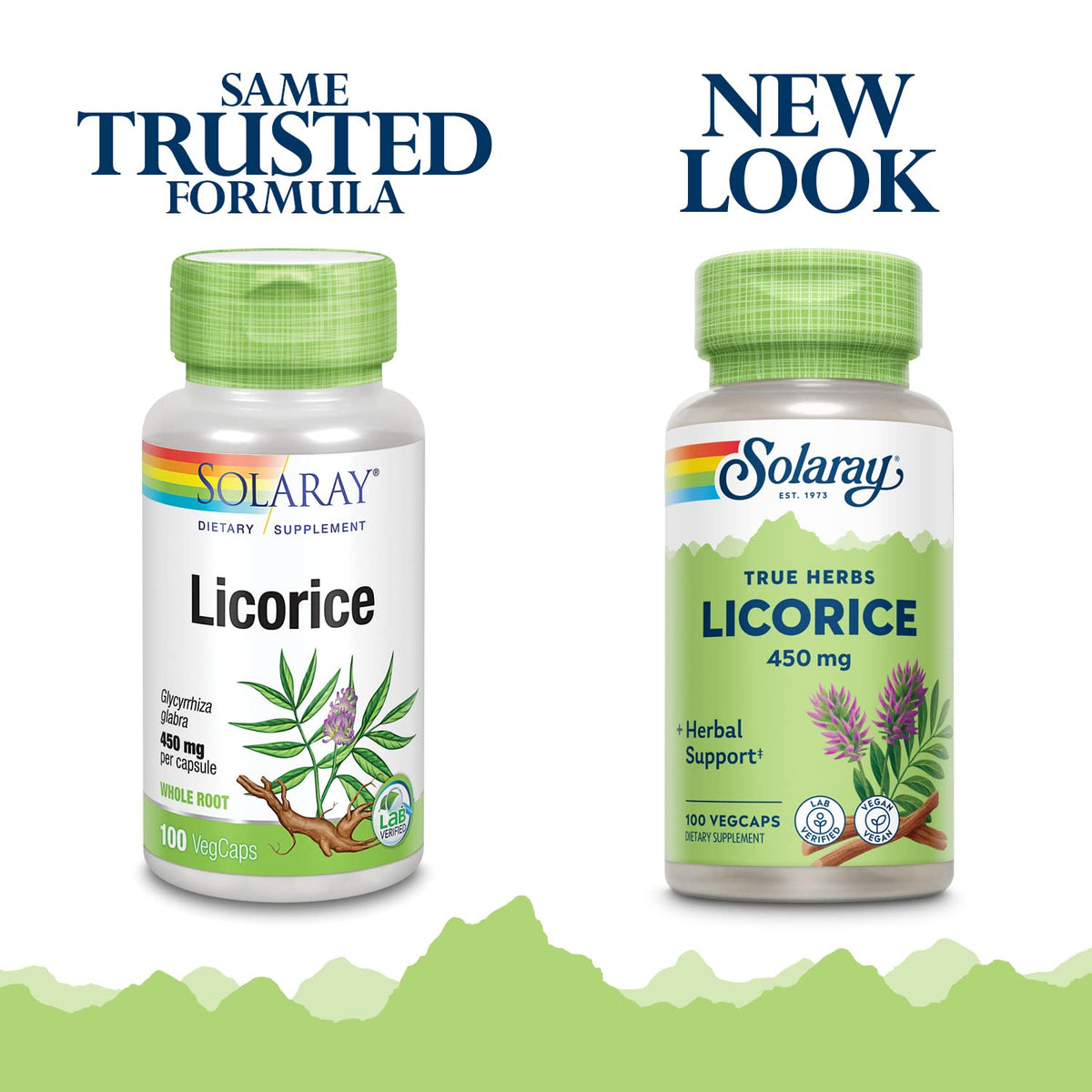 SOLARAY Racine de Réglisse 450mg 100 VegCaps arrière