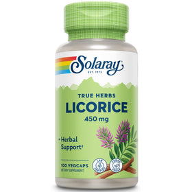 SOLARAY Racine de Réglisse 450mg 100 VegCaps avant