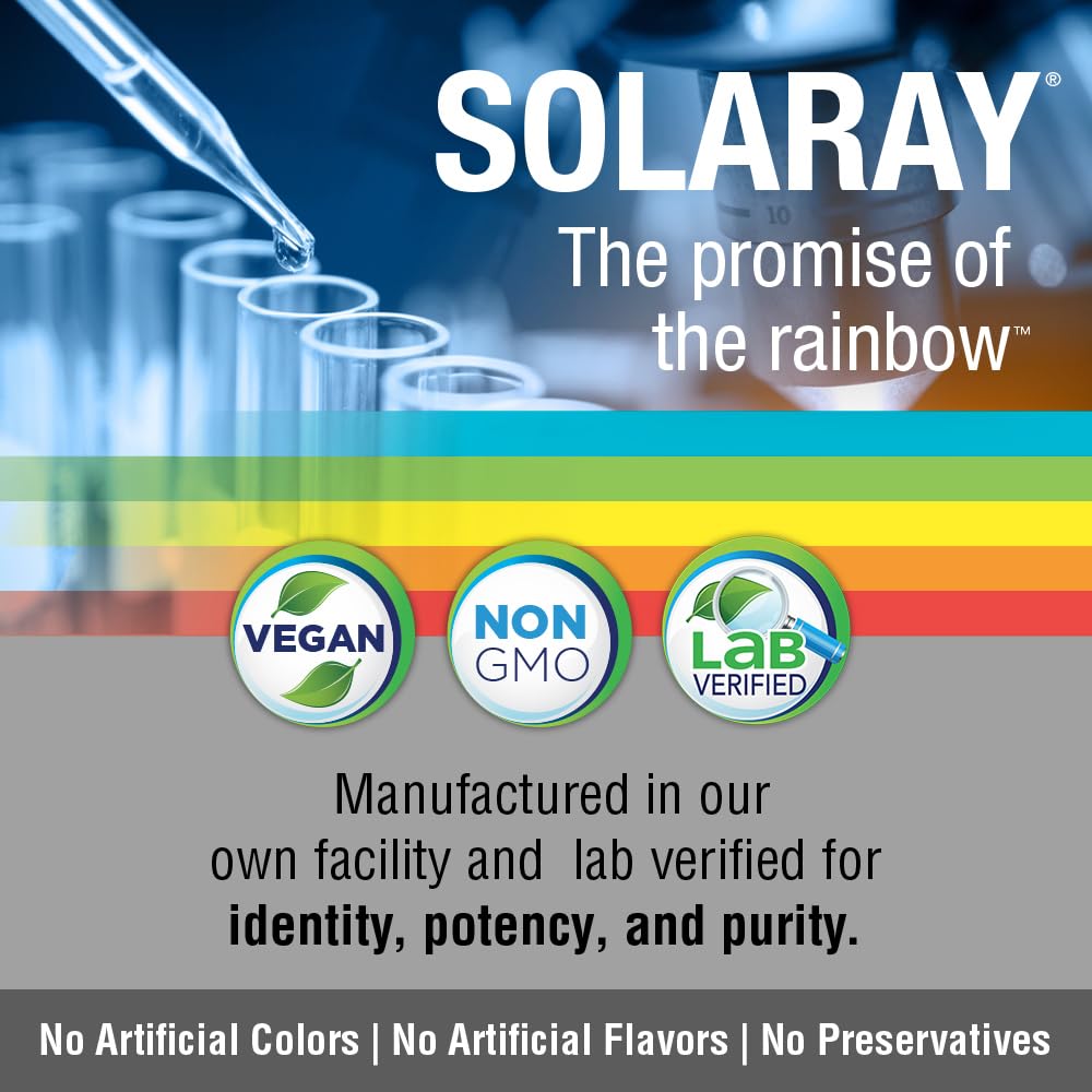 SOLARAY Racine de Réglisse 450mg 100 VegCaps sur fond blanc