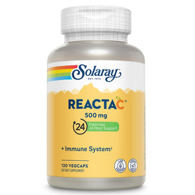 SOLARAY Reacta-C 500mg Vitamine C 120 capsules vue avant