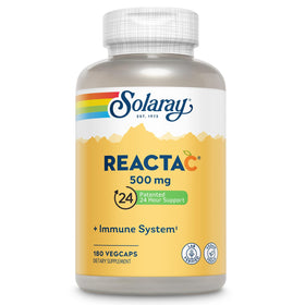SOLARAY ReactaC Vitamine C 500mg capsules front view