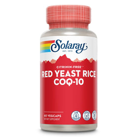 SOLARAY Riz de levure rouge 60 VegCaps vue avant avec étiquette