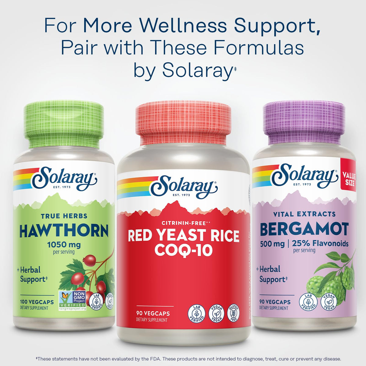SOLARAY Riz de Levure Rouge avec arrière-plan naturel