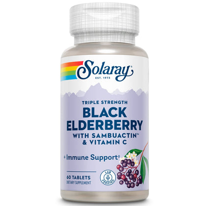 SOLARAY Sambuactin 1200 mg comprimés - face avant de l'emballage