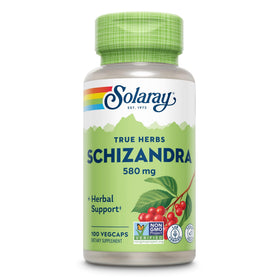 Solaray Schisandra Berry 580 mg boîte de 100 capsules végétaliennes