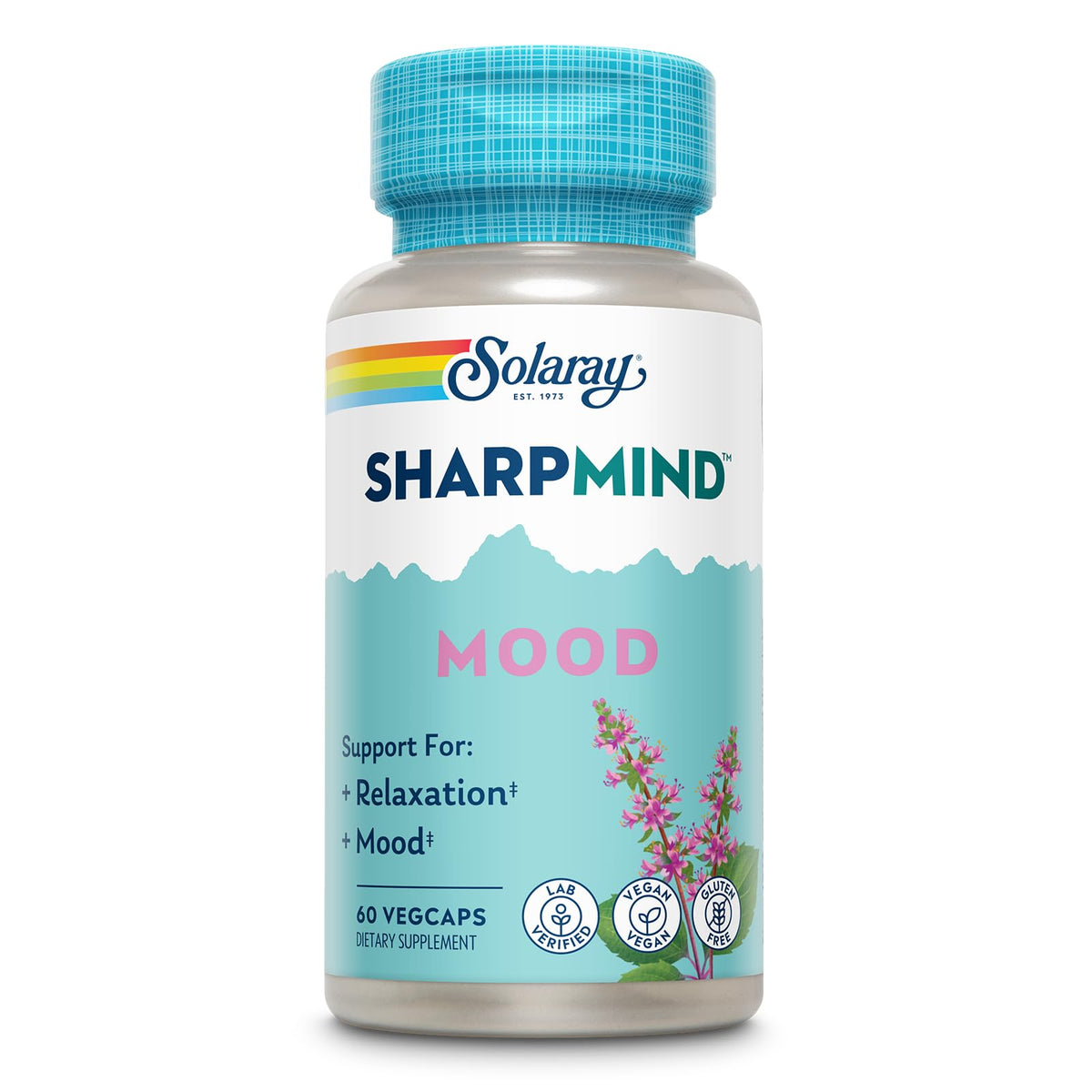 SOLARAY SharpMind Complément Alimentaire 60 VegCaps vue de face