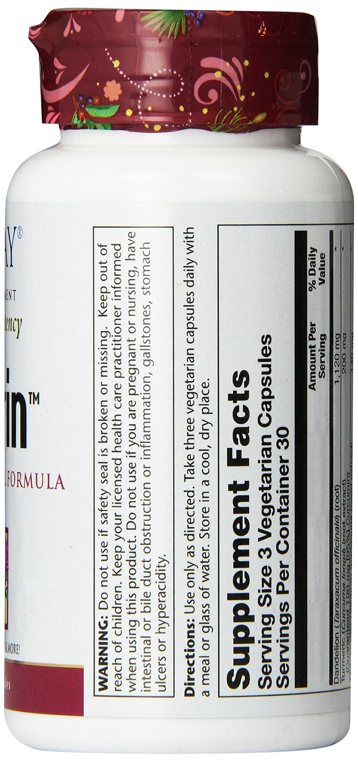 SOLARAY Siliverin 140mg Capsules Végétales avec des capsules en dessous