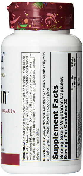 SOLARAY Siliverin 140mg Capsules Végétales avec des capsules en dessous