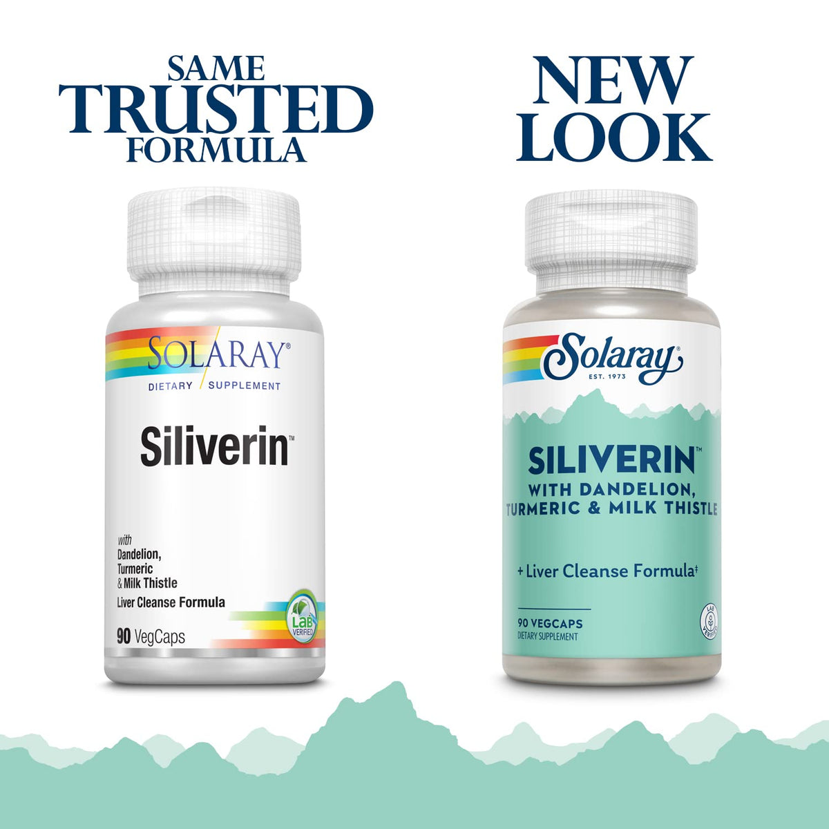 SOLARAY Siliverin 140mg Capsules Végétales vue latérale de l'emballage