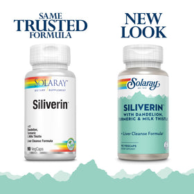 SOLARAY Siliverin 140mg Capsules Végétales vue latérale de l'emballage