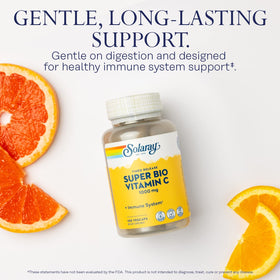 SOLARAY Super Bio Buffered Vitamin C 1000 mg étiquette