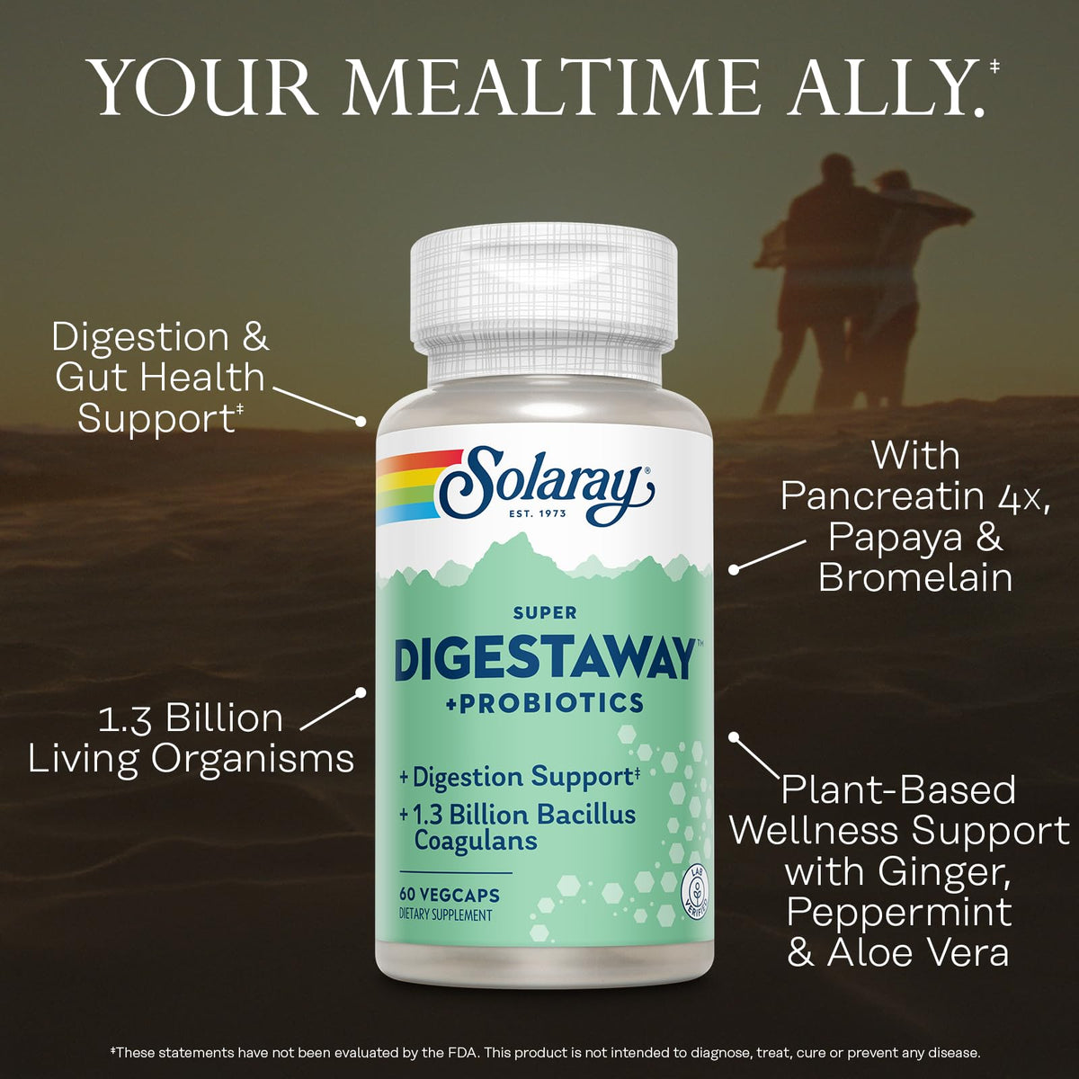 SOLARAY Super daily Plus Probiotics ingredients list