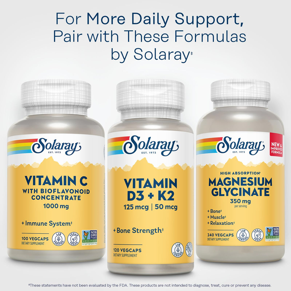 SOLARAY Vitamine C 1000mg capsules ouvertes