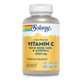 SOLARAY Vitamine C 1000mg flacon de 250 capsules