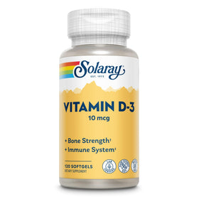 SOLARAY Vitamine D-3 400 IU détails de l'emballage