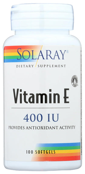 SOLARAY Vitamine E 268mg gélules ouvertes