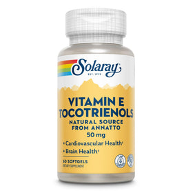 SOLARAY Vitamine E Tocotrienols 50mg boîte avant
