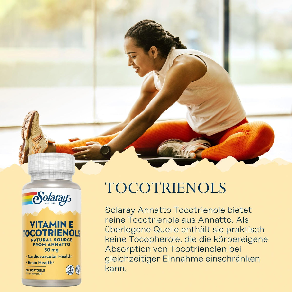 SOLARAY Vitamine E Tocotrienols 50mg gélules