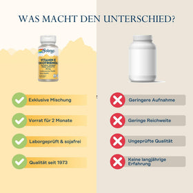 SOLARAY Vitamine E Tocotrienols 50mg vue latérale