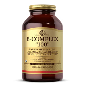 Solgar B-Complex 100 gélules végétales - vue de face