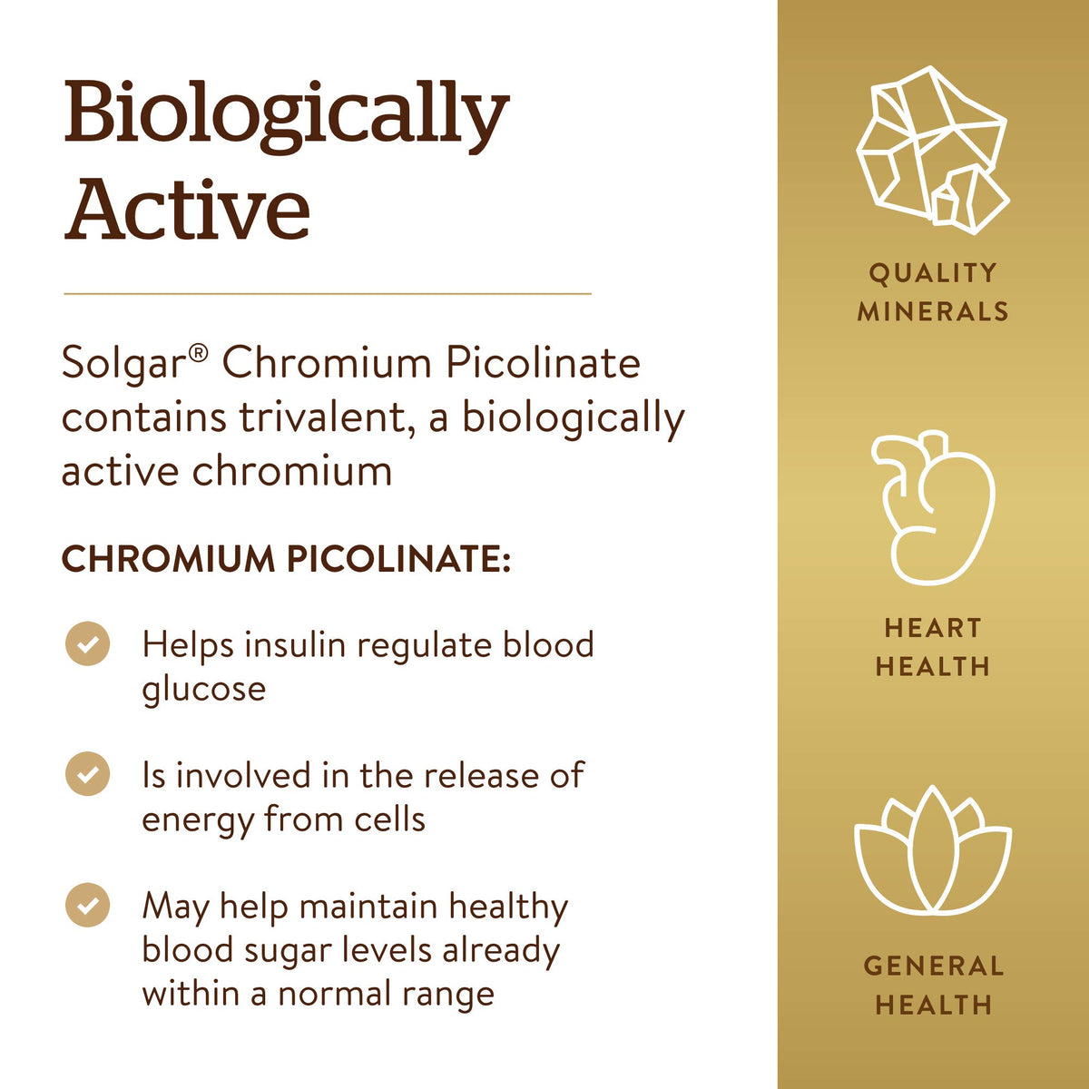 Solgar Chromium Picolinate 200 mcg gélules végétales ouvertes