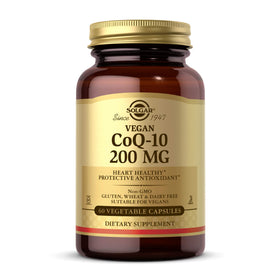 Solgar CoQ-10 200 mg gélules végétariennes face avant