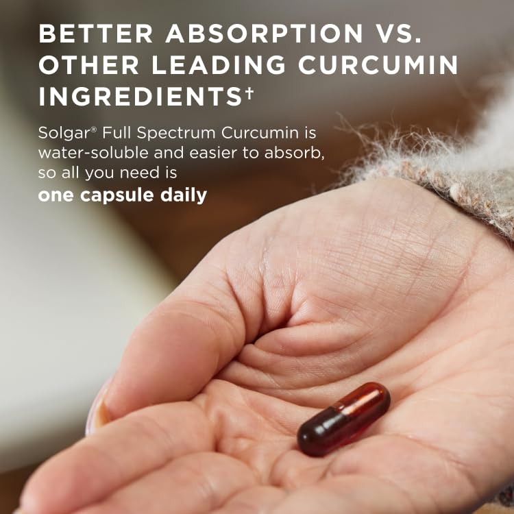 Solgar Curcumin Full Spectrum 105 LiCaps close-up of capsules