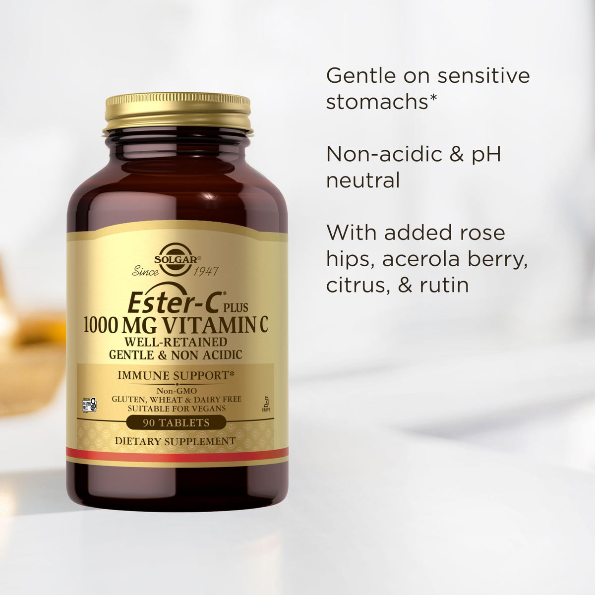 Solgar Ester-C Plus 1000 mg comprimés avec bioflavonoïdes