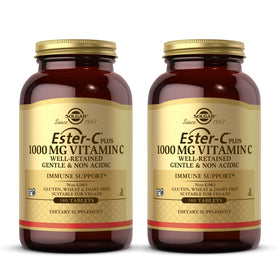Solgar Ester-C Plus 1000 mg Vitamine C 180 comprimés, vue de face