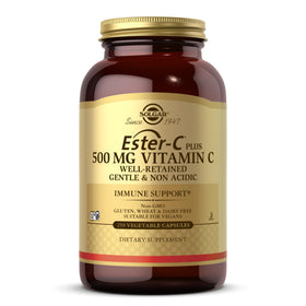 Solgar Ester-C Plus 500 mg Vitamine C 250 capsules vue de face