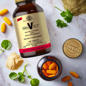 Solgar Formula VM-75 avec des fruits et légumes