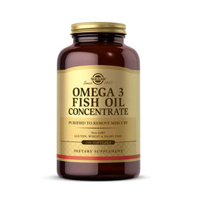 Solgar Huile de Poisson Omega-3 Concentrée 240 Gélules vue avant