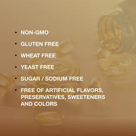 Solgar Omega-3 950 mg Gélules Molles, présentation sur une table