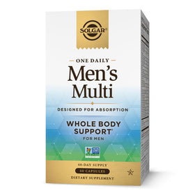 Solgar One Daily Men's Multivitamin 60 capsules front view