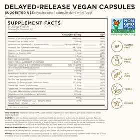 Solgar One Daily Men's Multivitamin packaging side view