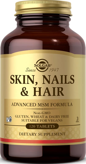 Solgar Peau, Cheveux & Ongles 120 comprimés, vue avant