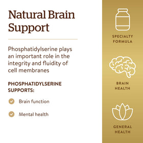 Solgar Phosphatidyl-Serine 200 mg gélules molles côté