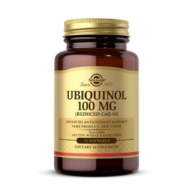 Solgar Ubiquinol 100 mg gélules emballage avant