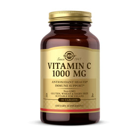 Solgar Vitamine C 1000 mg comprimés vue de face
